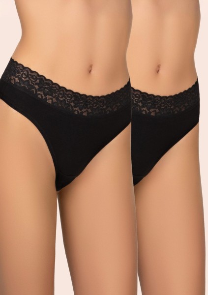 stringi-damskie-bawelniane-2pack-z-koronka-czarne-151-cotton-kleo_4.jpg