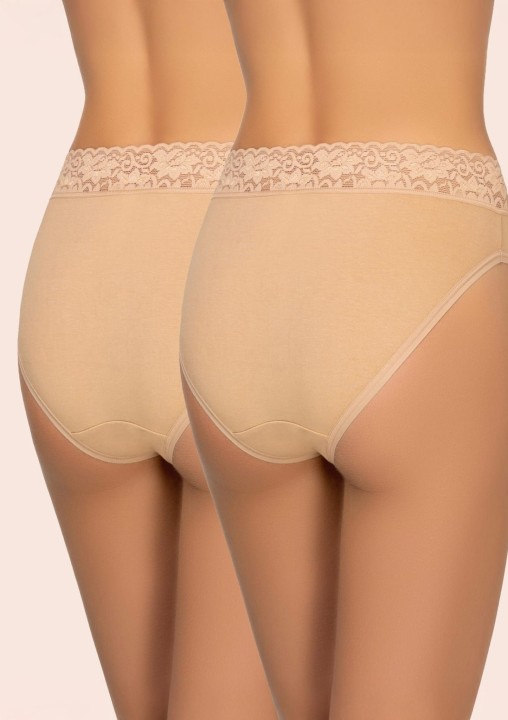 figi-damskie-bawelniane-2pack-z-koronka-wyzszy-stan-bezowe-142-cotton-kleo_7.jpg