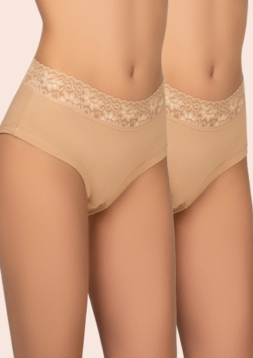 figi-damskie-hipstery-bawelniane-2pack-z-koronka-wyzszy-stan-bezowe-168-cotton-kleo_6.jpg