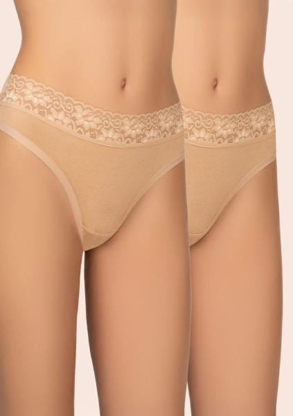 stringi-damskie-bawelniane-2pack-z-koronka-bezowe-151-cotton-kleo_4.jpg