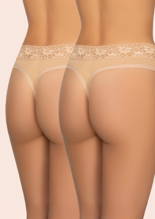 stringi-damskie-bawelniane-2pack-z-koronka-bezowe-151-cotton-kleo_5.jpg