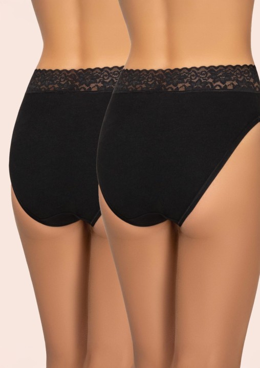 figi-damskie-bawelniane-2pack-z-koronka-wyzszy-stan-czarne-142-cotton-kleo_8.jpg
